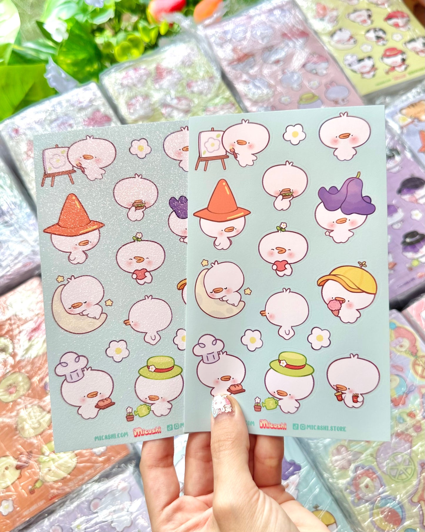 Cute Goose Vinyl Sticker sheet!!