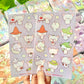 Cute Bear Vinyl Sticker sheet!! 🐻