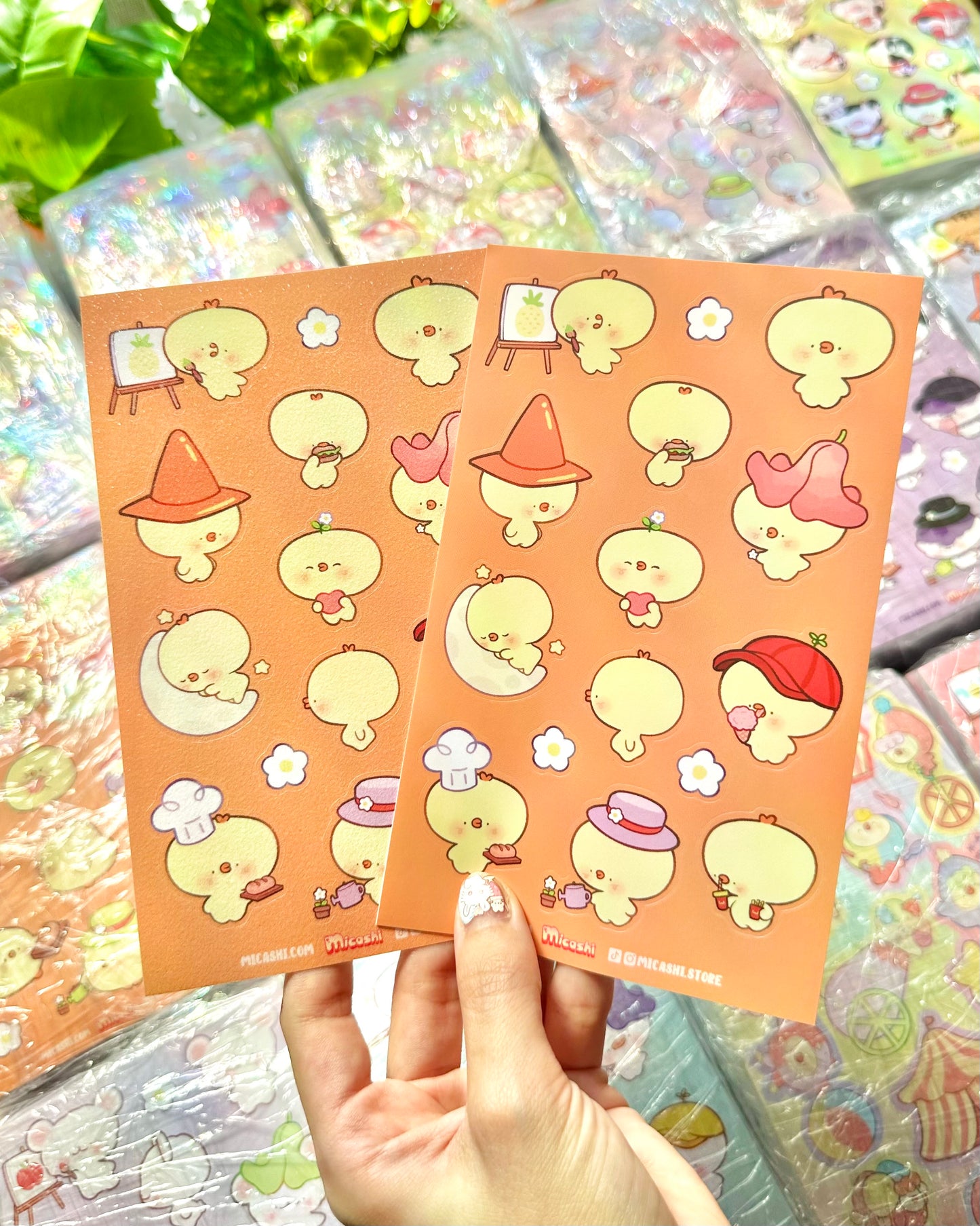 Longie Pipa 💛 Vinyl Sticker sheet!!