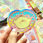 Pipa - I Love You ! - Holographic vinyl Sticker