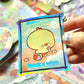 I need 6 months of vacations ... twice a year - Funny long Pipa vinyl holographic Sticker