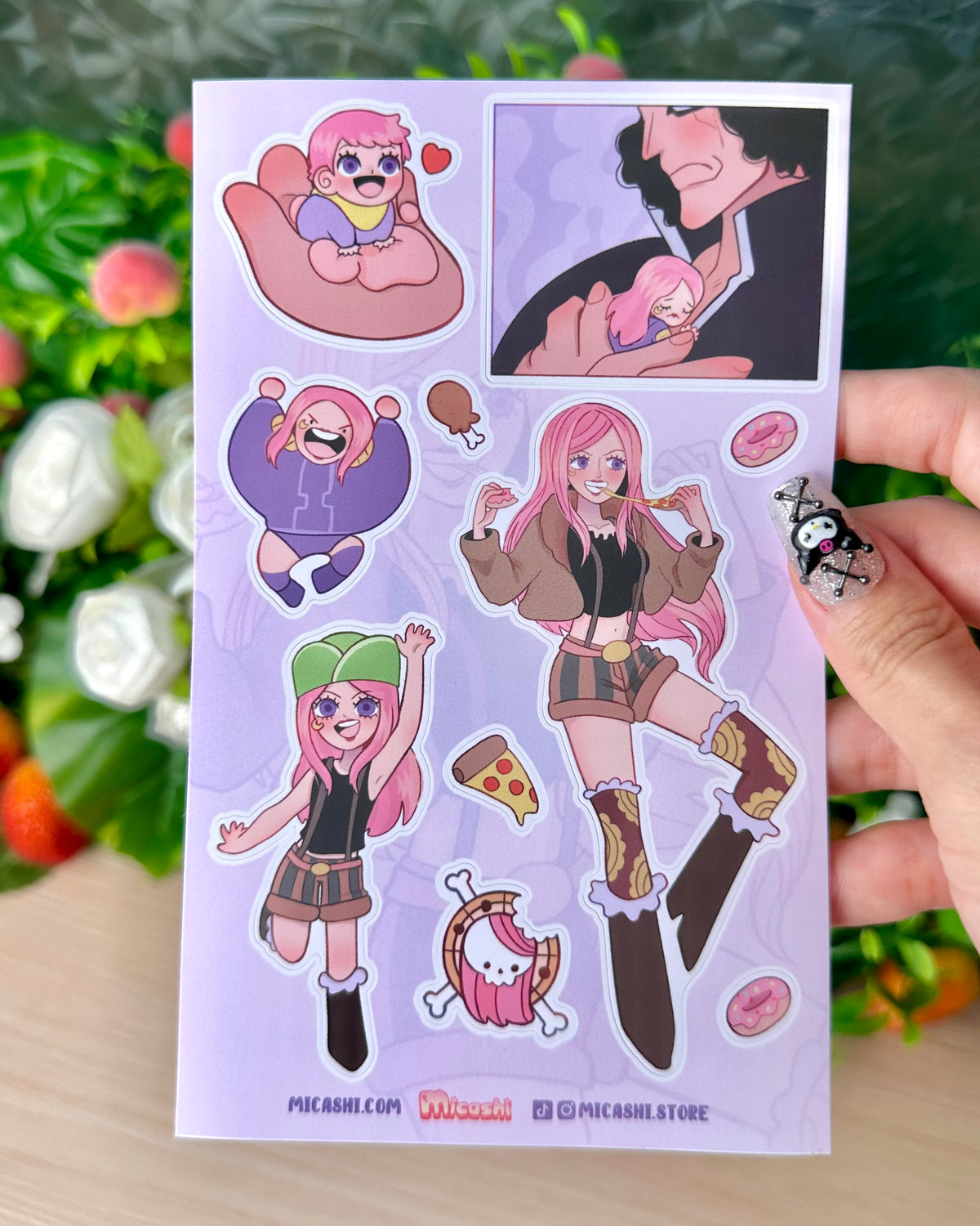 Pirates vinyl sticker sheets! :D