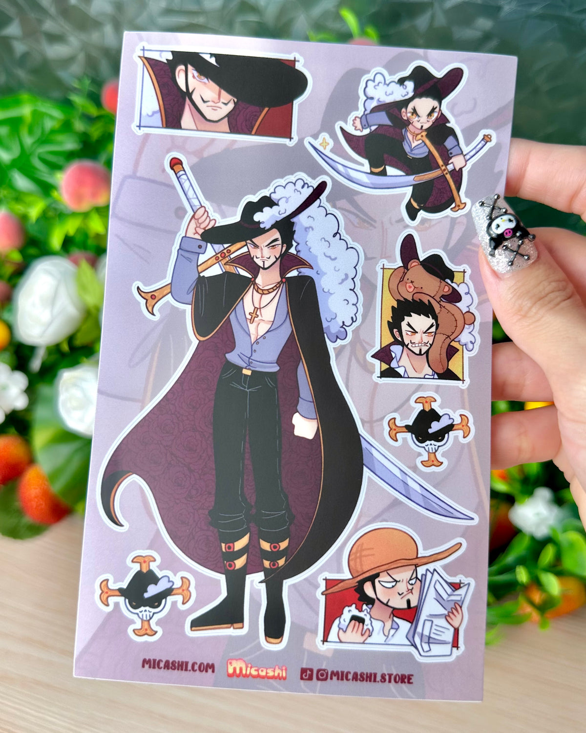 Pirates vinyl sticker sheets! :D