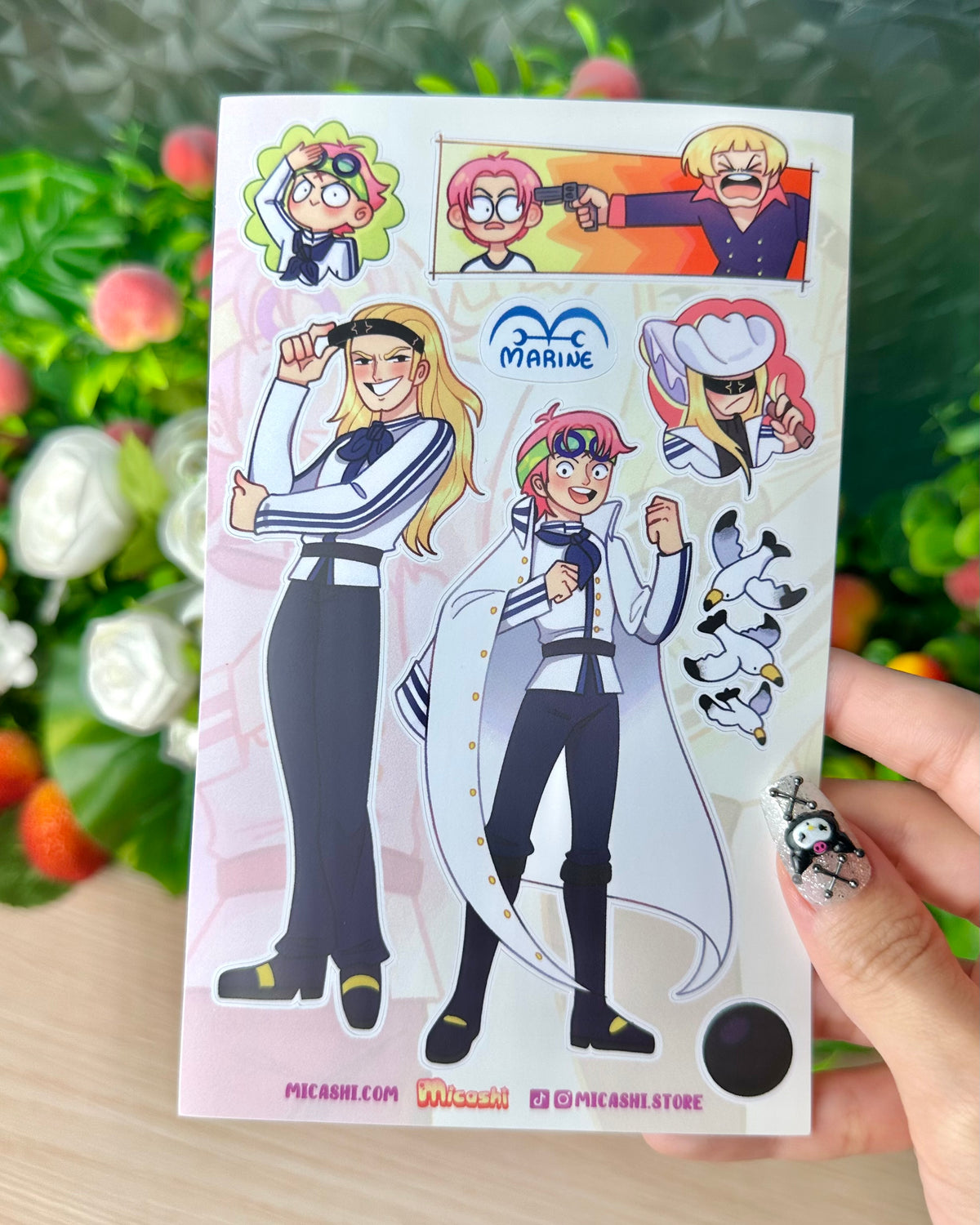 Pirates vinyl sticker sheets! :D
