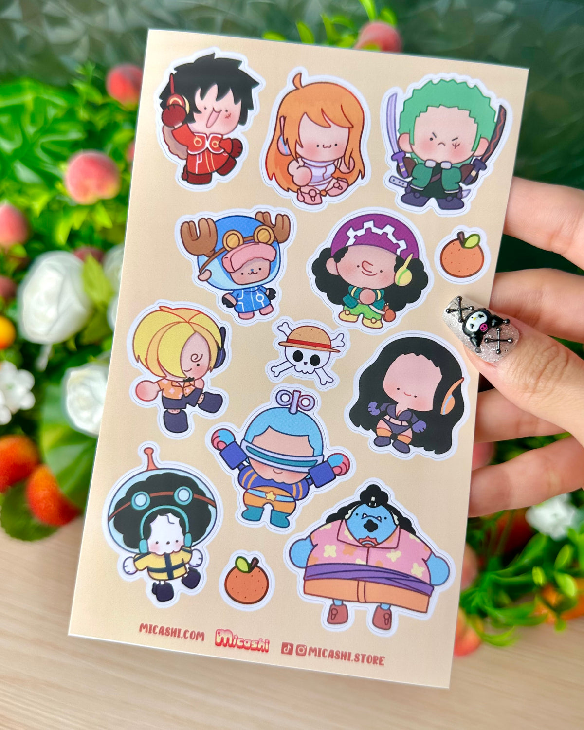 Chibi Pirates! Vinyl Sticker sheets