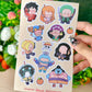 Chibi Pirates! Vinyl Sticker sheets