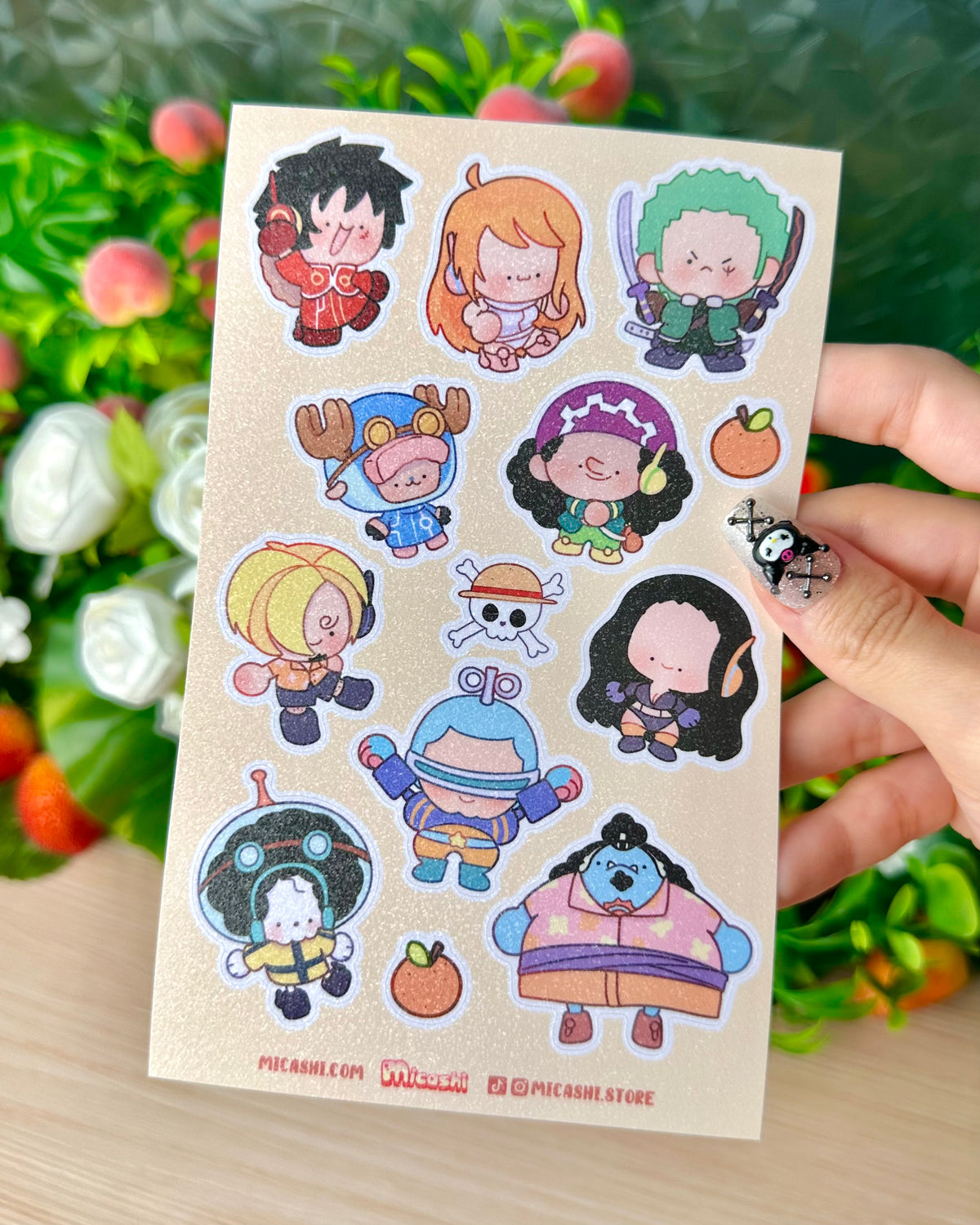 Chibi Pirates! Vinyl Sticker sheets