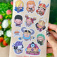 Chibi Pirates! Vinyl Sticker sheets