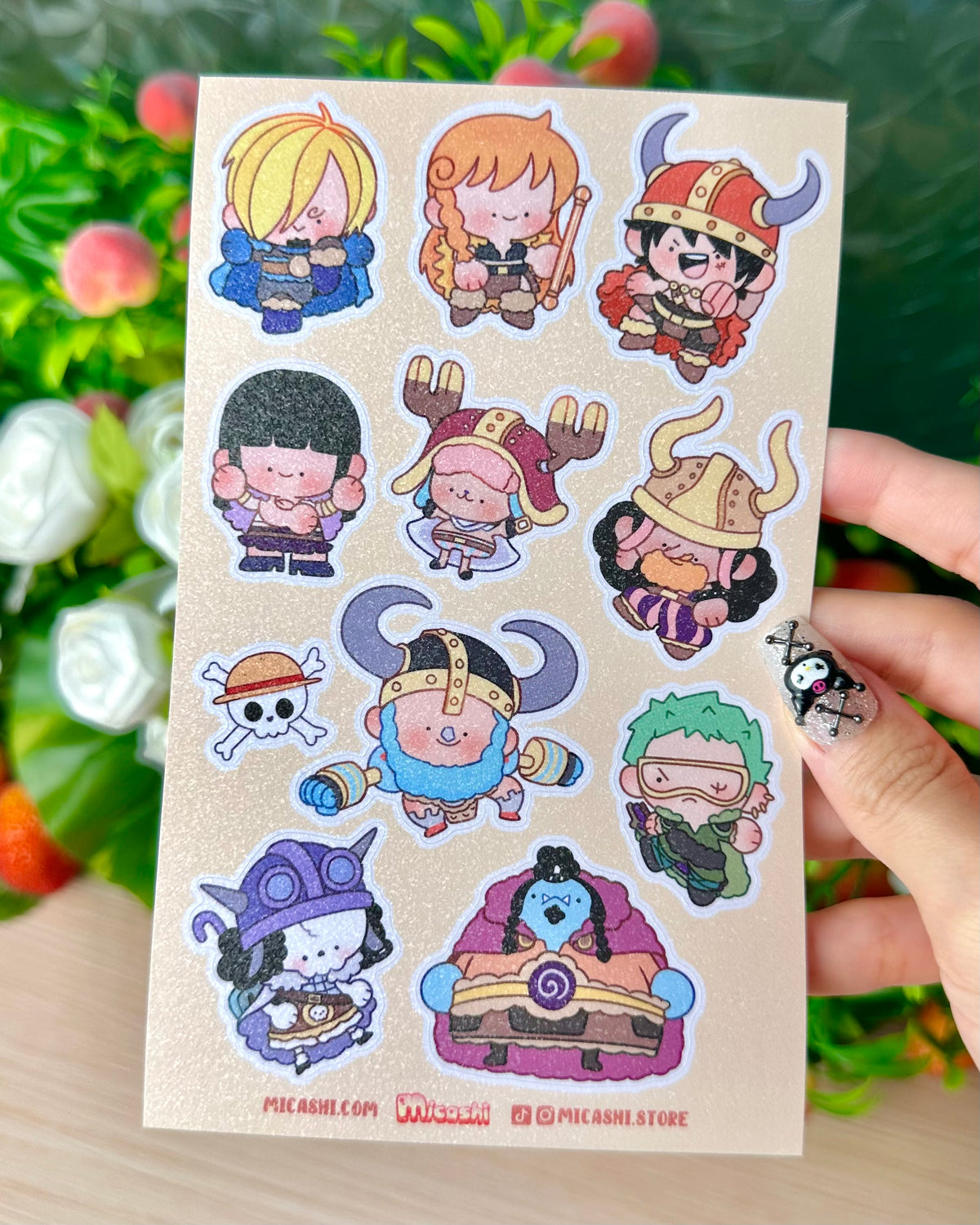 Chibi Pirates! Vinyl Sticker sheets
