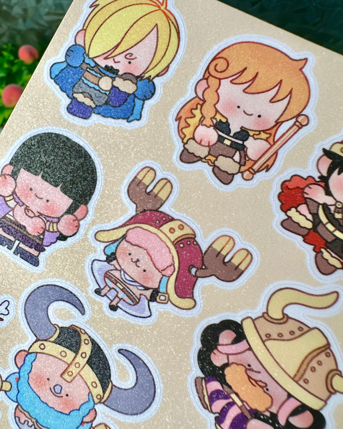 Chibi Pirates! Vinyl Sticker sheets