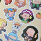 Chibi Pirates! Vinyl Sticker sheets