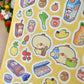 Super Market Pipa Vinyl Sticker sheet