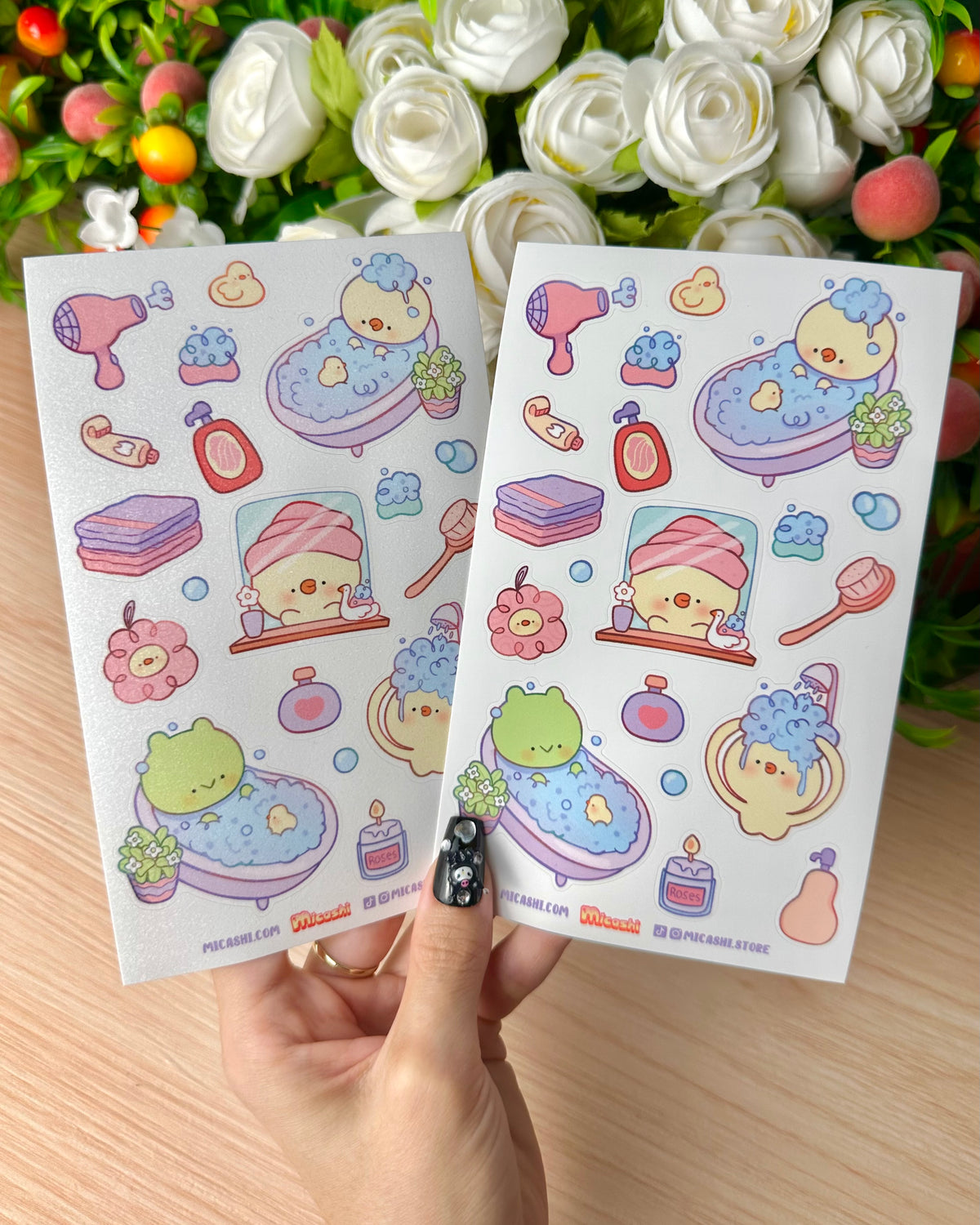 Bath 🛁 Vinyl Sticker sheet