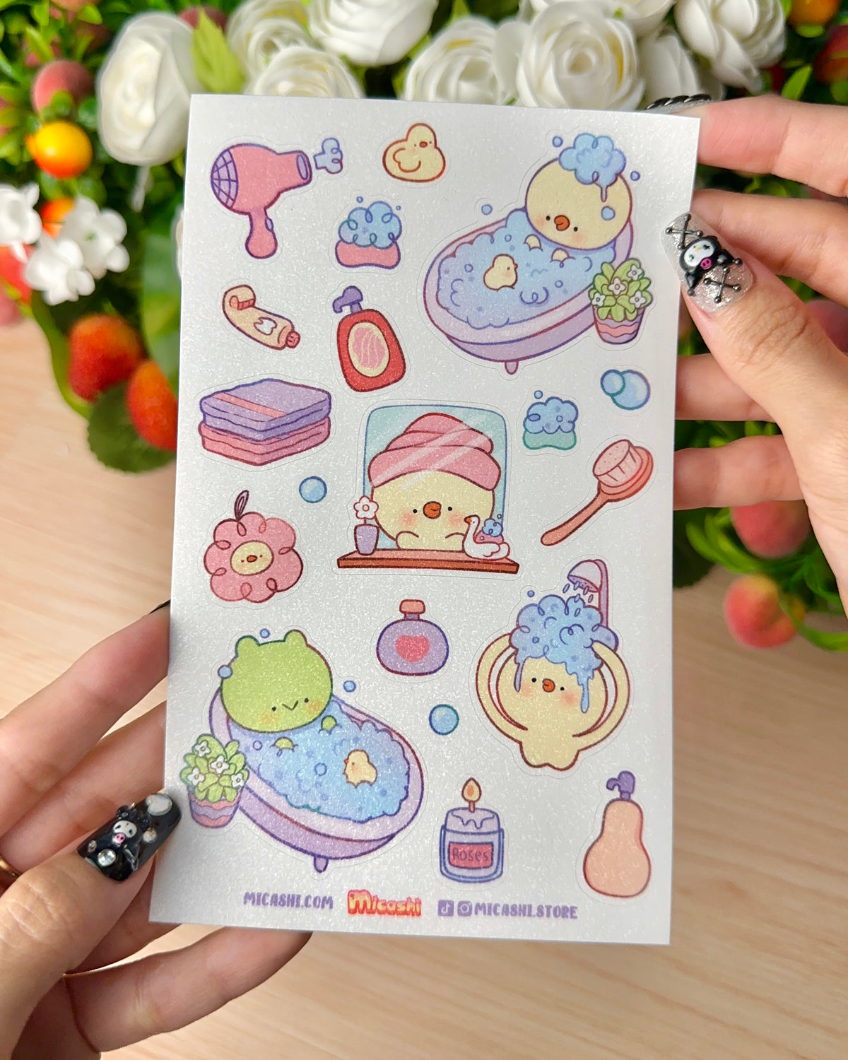 Bath 🛁 Vinyl Sticker sheet