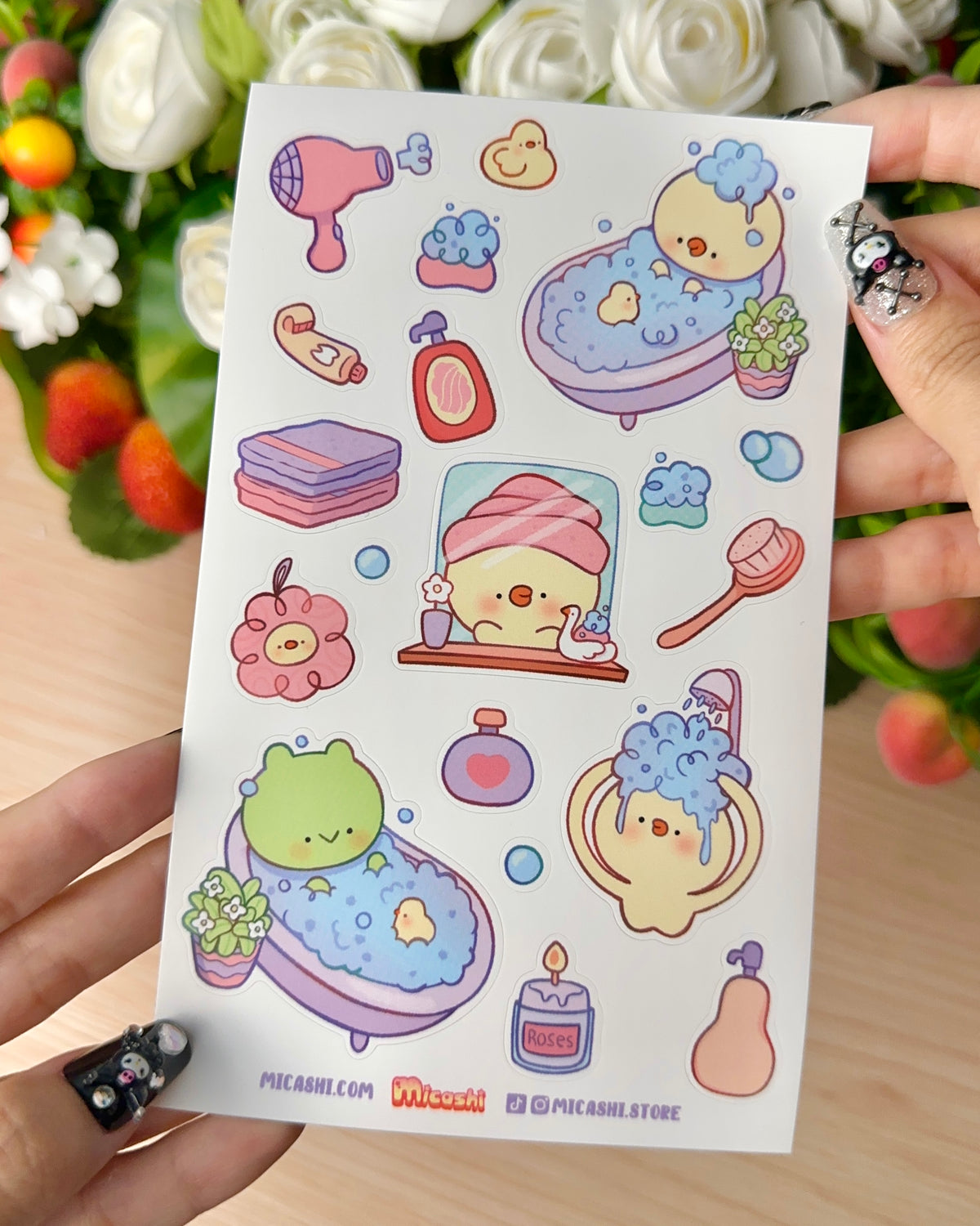 Bath 🛁 Vinyl Sticker sheet