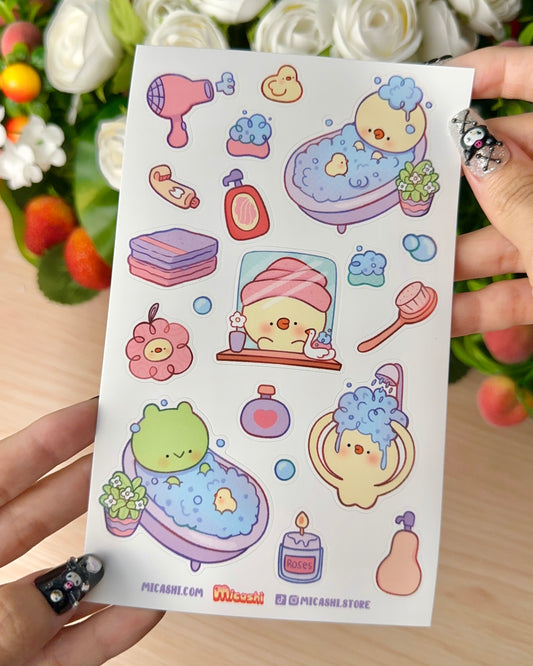 Bath 🛁 Vinyl Sticker sheet