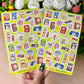 Pipa Snacks Vinyl Sticker sheet