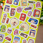 Pipa Snacks Vinyl Sticker sheet