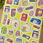 Pipa Snacks Vinyl Sticker sheet