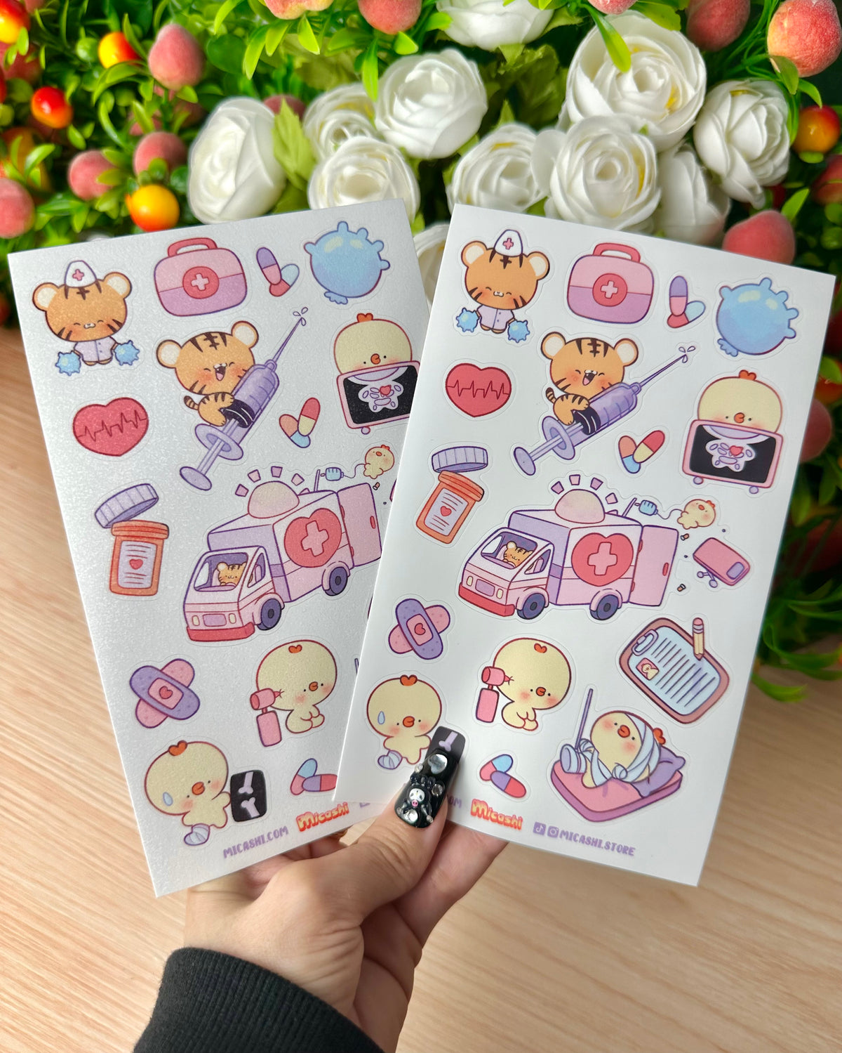 Nursing 🚑 Vinyl Sticker sheet