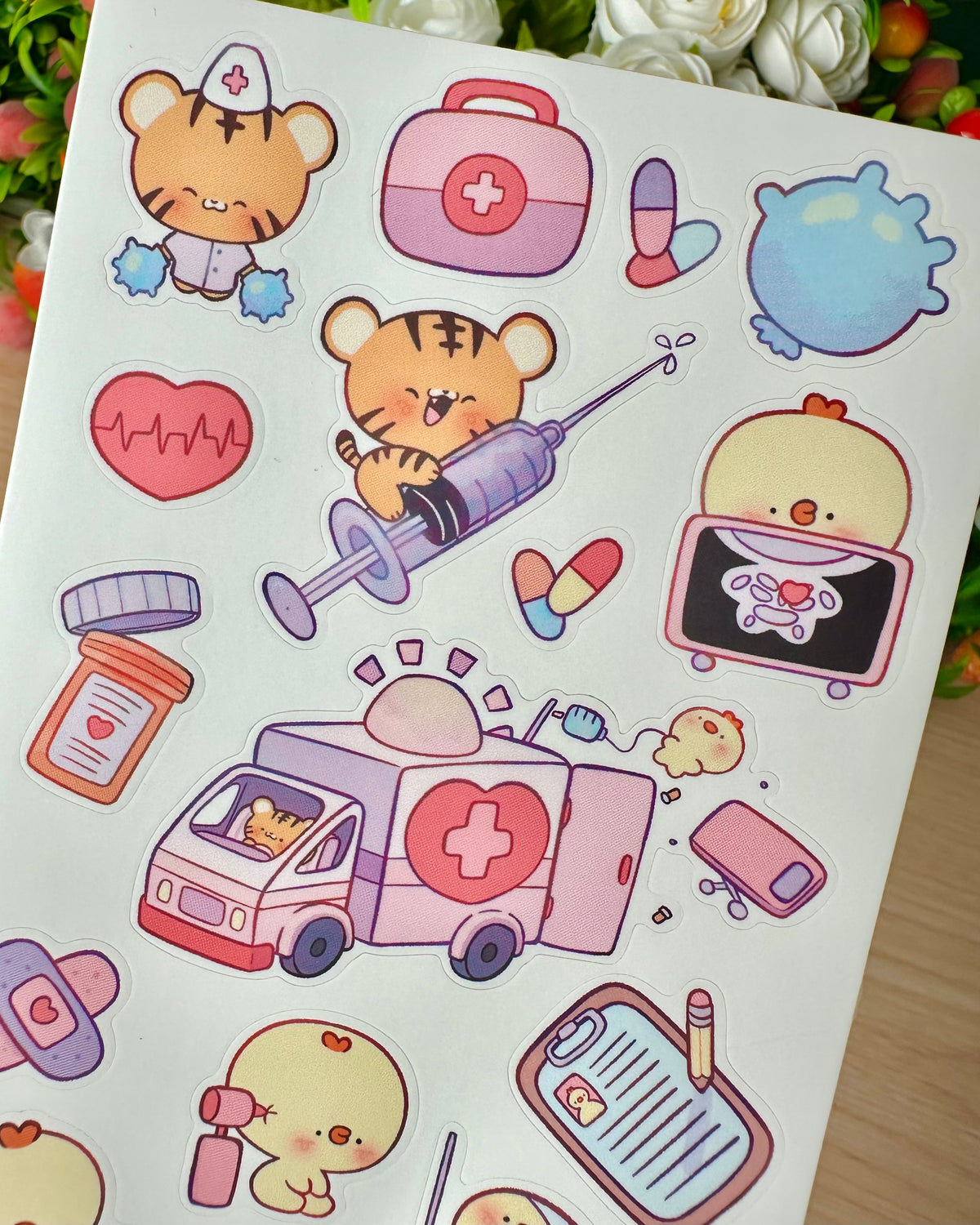 Nursing 🚑 Vinyl Sticker sheet