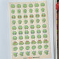 Frog Poki Clear vinyl Sticker sheet! - cute kawaii stickers