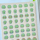 Frog Poki Clear vinyl Sticker sheet! - cute kawaii stickers
