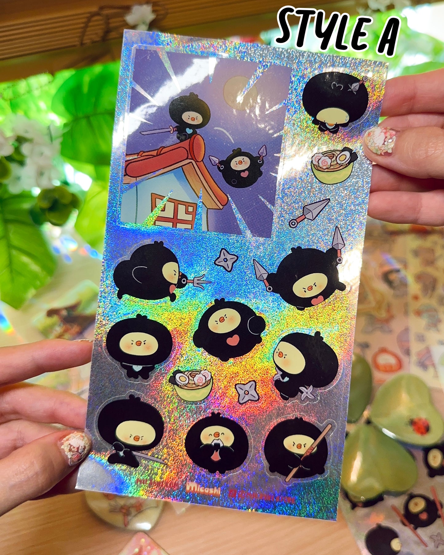 Ninja Pipa Button Pin ! 🥷 Heart Shaped