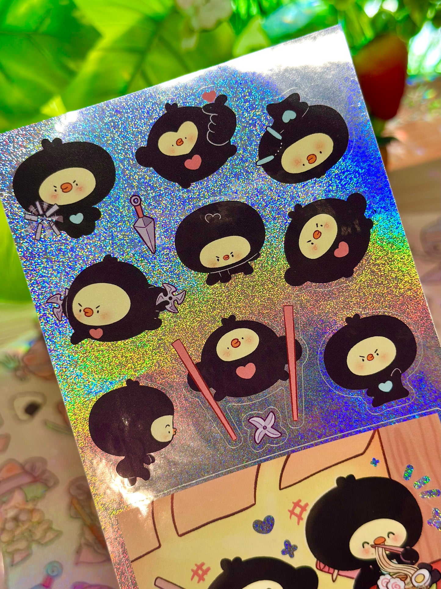 Ninja Pipa Button Pin ! 🥷 Heart Shaped