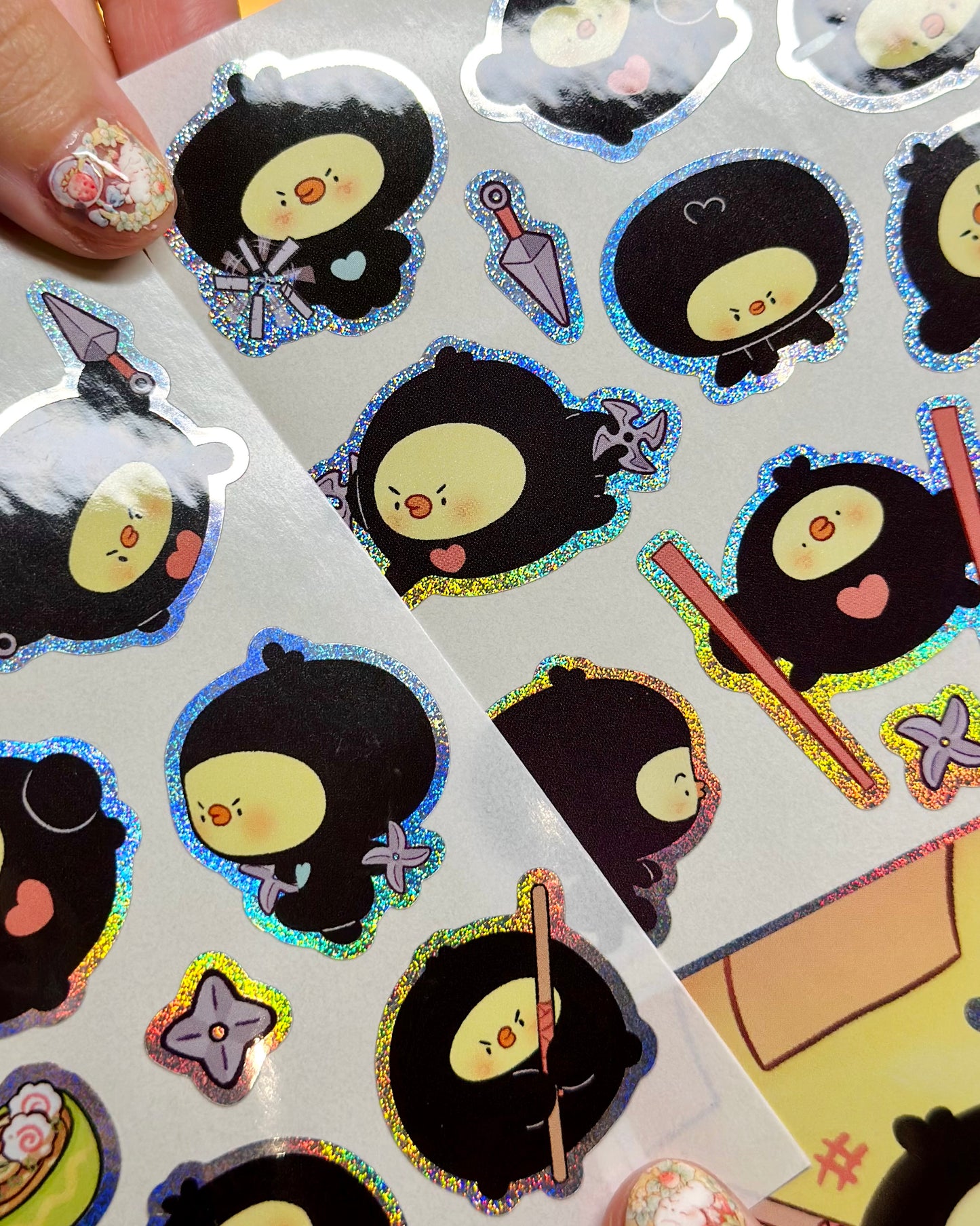 Ninja Pipa Button Pin ! 🥷 Heart Shaped