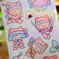 Chibi Ninjas 🥷 Vinyl Sticker Sheets !