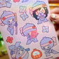Chibi Ninjas 🥷 Vinyl Sticker Sheets !