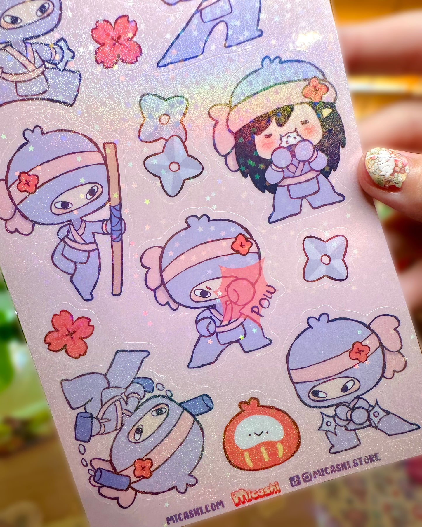 Chibi Ninjas 🥷 Vinyl Sticker Sheets !