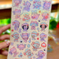 Chibi Ninjas 🥷 Vinyl Sticker Sheets !