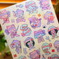 Chibi Ninjas 🥷 Vinyl Sticker Sheets !