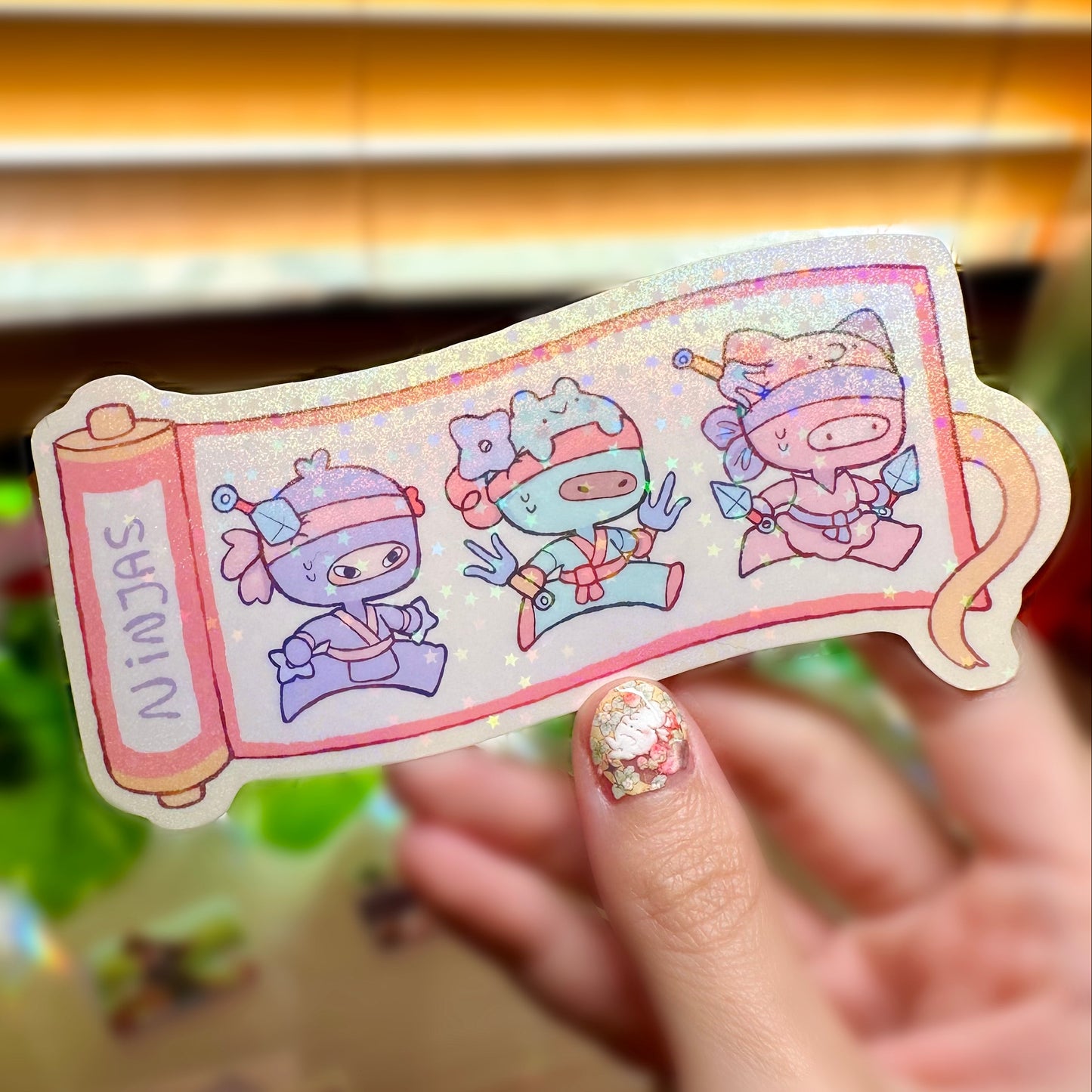 Chibi Ninjas 🥷 Vinyl Sticker Sheets !