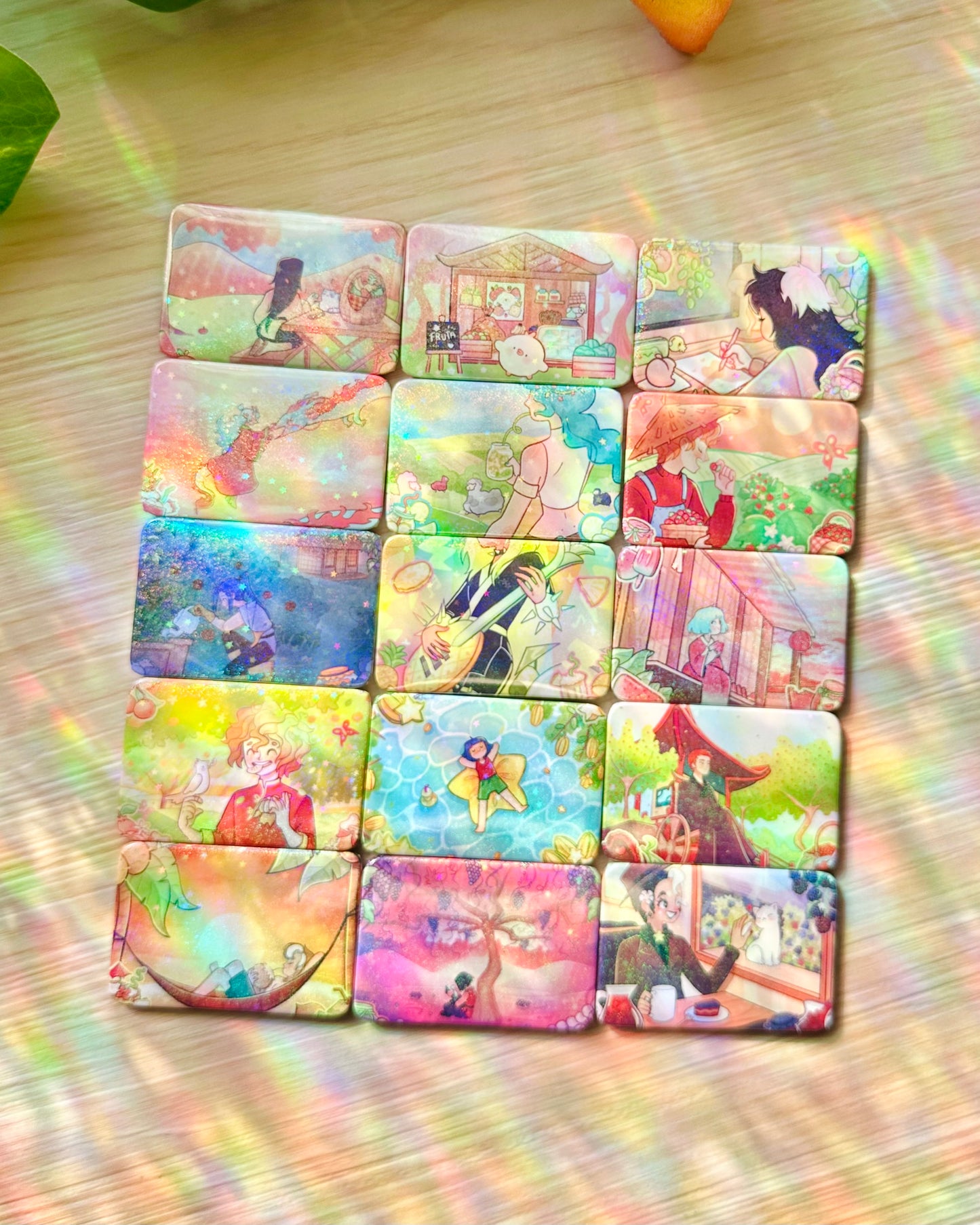 Fruits Magnets and Button Pins !