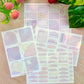 Dreamy Heaven Writable Vinyl Sticker Sheets!