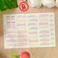 Dreamy Heaven Writable Vinyl Sticker Sheets!