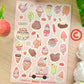 Ice Cream Vinyl Sticker Sheets!