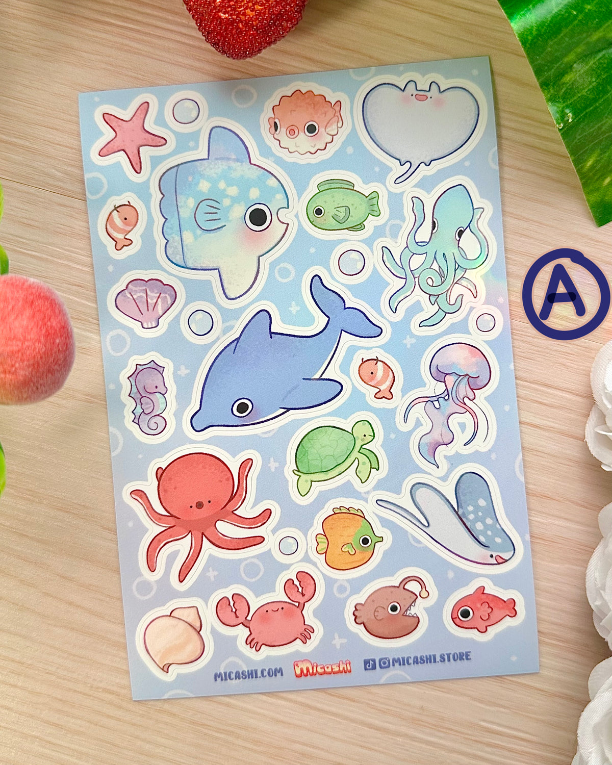 Ocean Vinyl Sticker Sheets!