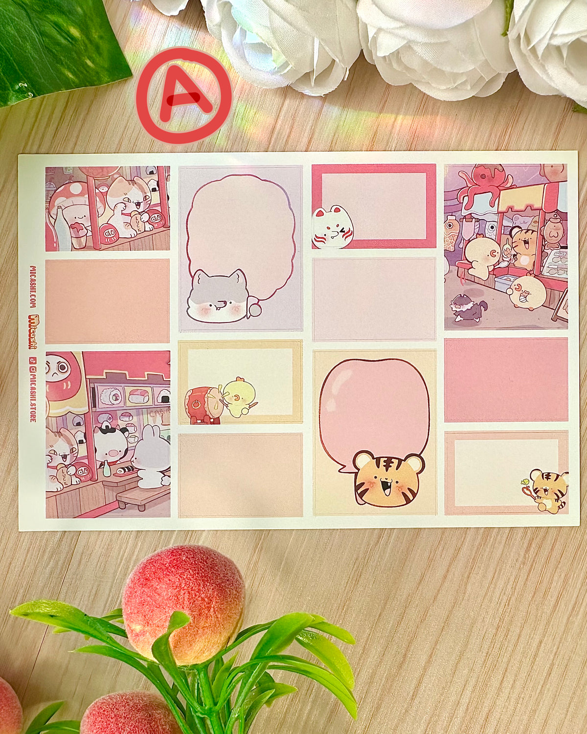 Festival Writable Vinyl Sticker Sheets!
