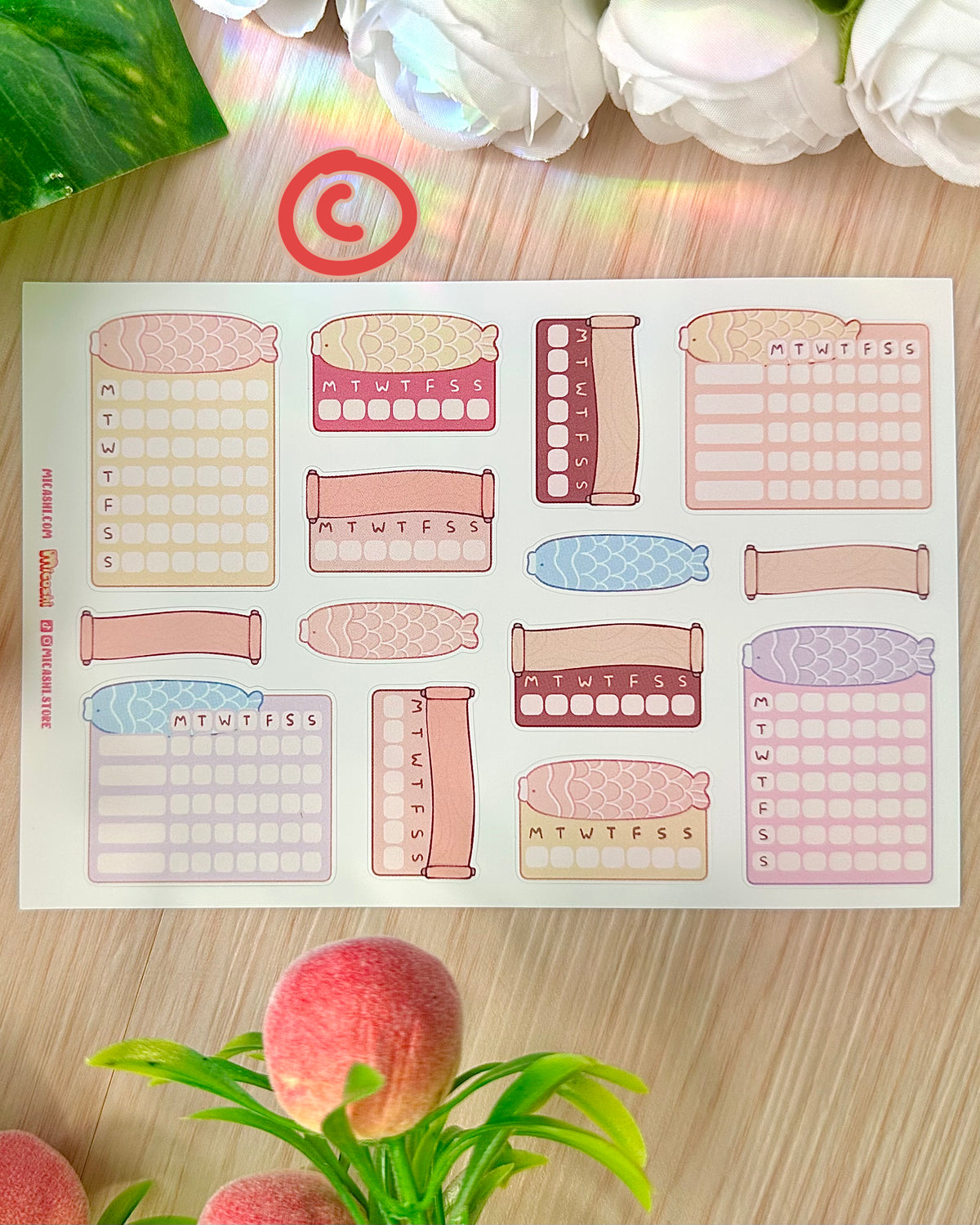 Festival Writable Vinyl Sticker Sheets!