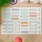 Ocean Writable Vinyl Sticker Sheets!