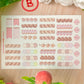 Ice Cream Writable Vinyl Sticker Sheets!