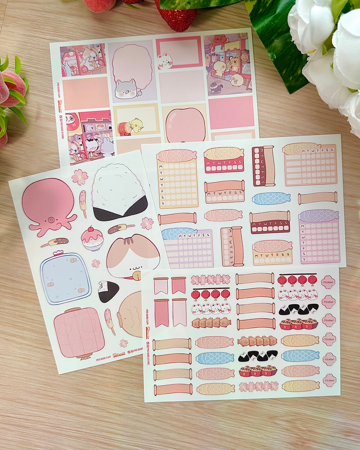 Festival Writable Vinyl Sticker Sheets!