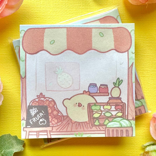 Pipa Fruit shop 🍍 Sticky Notes | Cute stationery