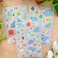 Ocean Vinyl Sticker Sheets!