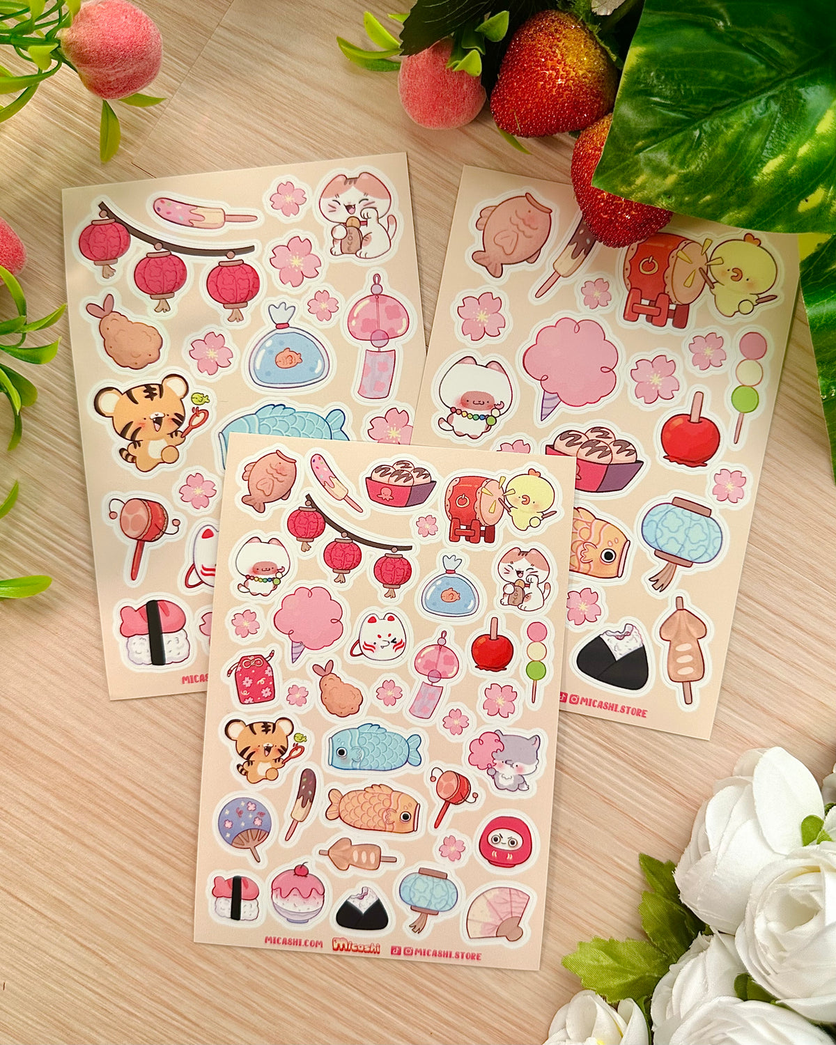 Festival Vinyl Sticker Sheets!