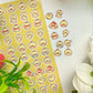 Pipa Emoji Clear vinyl Sticker sheet! - cute kawaii stickers